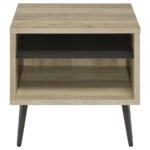 WELSH SQUARE ENGINEERED WOOD SIDE END TABLE DISTRESSED PINE - Image 3