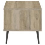 WELSH SQUARE ENGINEERED WOOD SIDE END TABLE DISTRESSED PINE - Image 5