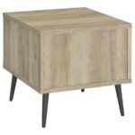 WELSH SQUARE ENGINEERED WOOD SIDE END TABLE DISTRESSED PINE - Image 6