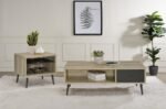 WELSH SQUARE ENGINEERED WOOD SIDE END TABLE DISTRESSED PINE - Image 12