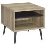 WELSH 2-PIECE COFFEE AND END TABLE SET DISTRESSED PINE - Image 3