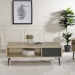 WELSH 3-PIECE COFFEE AND END TABLE SET DISTRESSED PINE