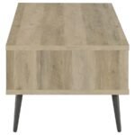 WELSH 1-DRAWER ENGINEERED WOOD COFFEE TABLE DISTRESSED PINE - Image 5
