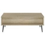 WELSH 1-DRAWER ENGINEERED WOOD COFFEE TABLE DISTRESSED PINE - Image 7