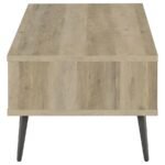 WELSH 1-DRAWER ENGINEERED WOOD COFFEE TABLE DISTRESSED PINE - Image 9