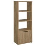 TABBY 3-SHELF ENGINEERED WOOD MEDIA TOWER MANGO