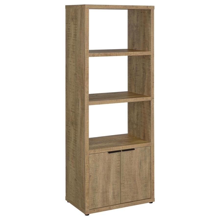 701703_02x900.jpg TABBY 3-SHELF ENGINEERED WOOD MEDIA TOWER MANGO - Image 1