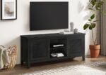 CONCORD 2-DOOR 60-INCH TV STAND CONSOLE DISTRESSED JAVA - Image 2