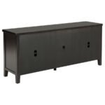 CONCORD 2-DOOR 60-INCH TV STAND CONSOLE DISTRESSED JAVA - Image 7