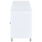 CASEY 2-DRAWER ENGINEERED WOOD 60-INCH TV STAND WHITE - Image 5