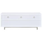 CASEY 2-DRAWER ENGINEERED WOOD 60-INCH TV STAND WHITE - Image 6