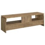 ELKTON 2-DRAWER ENGINEERED WOOD 59-INCH TV STAND MANGO - Image 7