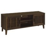 SEDONA 2-DOOR ENGINEERED WOOD 60-INCH TV STAND DARK PINE