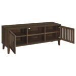 SEDONA 2-DOOR ENGINEERED WOOD 60-INCH TV STAND DARK PINE - Image 3