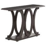 SHELLY ENGINEERED WOOD ENTRYWAY CONSOLE TABLE CAPPUCCINO