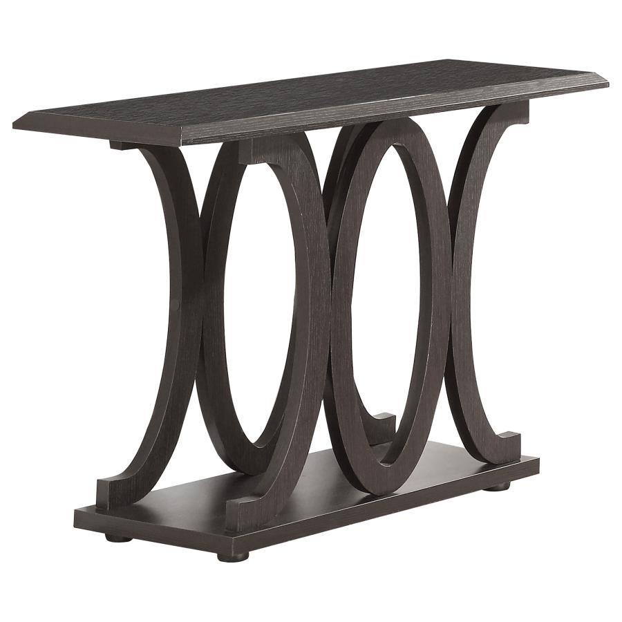 703149_02x900.jpg SHELLY ENGINEERED WOOD ENTRYWAY CONSOLE TABLE CAPPUCCINO - Image 1