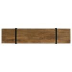OTTO 5-DRAWER MANGO WOOD 70-INCH TV STAND MEDIA CONSOLE BROWN - Image 8
