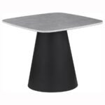 EASON 2-PIECE COCKTAIL COFFEE TABLE SET CONCRETE AND BLACK - Image 5