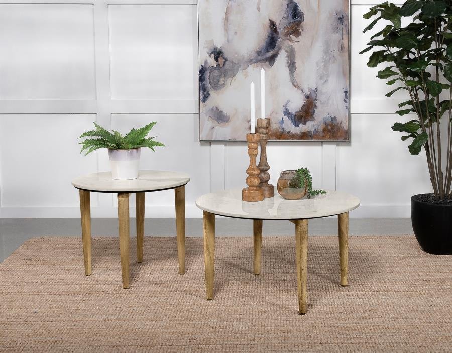 703718-S2_01x900.jpg ALDIS 2-PIECE COFFEE AND END TABLE SET WHITE - Image 1