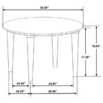 ALDIS 2-PIECE COFFEE AND END TABLE SET WHITE - Image 10