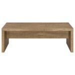 LYNETTE 2-PIECE RECTANGULAR COFFEE AND END TABLE SET MANGO - Image 7