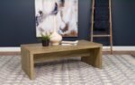 LYNETTE RECTANGULAR ENGINEERED WOOD COFFEE TABLE MANGO - Image 2