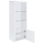 JUDE 3-PIECE 71-INCH TV ENTERTAINMENT CENTER WHITE HIGH GLOSS - Image 8