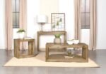 BENTON RECTANGULAR SOLID WOOD COFFEE TABLE NATURAL - Image 8