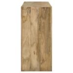 BENTON RECTANGULAR SOLID WOOD SOFA CONSOLE TABLE NATURAL - Image 4