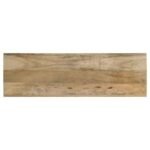 BENTON RECTANGULAR SOLID WOOD SOFA CONSOLE TABLE NATURAL - Image 5