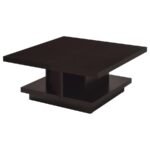 RESTON 3-PIECE SQUARE COFFEE AND END TABLE SET CAPPUCCINO - Image 6