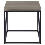BIRDIE SQUARE ENGINEERED WOOD END TABLE SONOMA GREY - Image 3