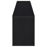 RUTLAND 78-INCH 3-DRAWER TV STAND MEDIA CONSOLE BLACK - Image 6