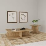 CORTONA SQUARE ENGINEERED WOOD END SIDE TABLE MANGO - Image 7