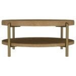 ARINI 3-PIECE ROUND COFFEE AND END TABLE SET SAND WASH - Image 8