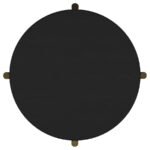 ARINI 2-PIECE ROUND COFFEE AND END TABLE SET BLACK - Image 9