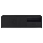 MURRAY 70-INCH 2-DOOR TV STAND MEDIA CONSOLE BLACK - Image 4