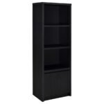 WINFIELD 3-PIECE ENTERTAINMENT CENTER 60-INCH TV STAND BLACK - Image 8