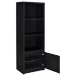 WINFIELD 3-PIECE ENTERTAINMENT CENTER 60-INCH TV STAND BLACK - Image 9