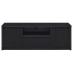 WINFIELD 60-INCH 2-DOOR TV STAND MEDIA CONSOLE BLACK - Image 4