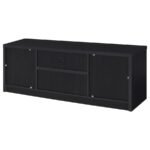 WINFIELD 60-INCH 2-DOOR TV STAND MEDIA CONSOLE BLACK - Image 8