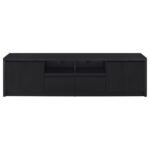 WINFIELD 3-PIECE ENTERTAINMENT CENTER 78-INCH TV STAND BLACK - Image 5