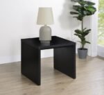 KNAPP ENGINEERED WOOD SQUARE SIDE END TABLE BLACK - Image 2