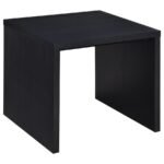 KNAPP ENGINEERED WOOD SQUARE SIDE END TABLE BLACK