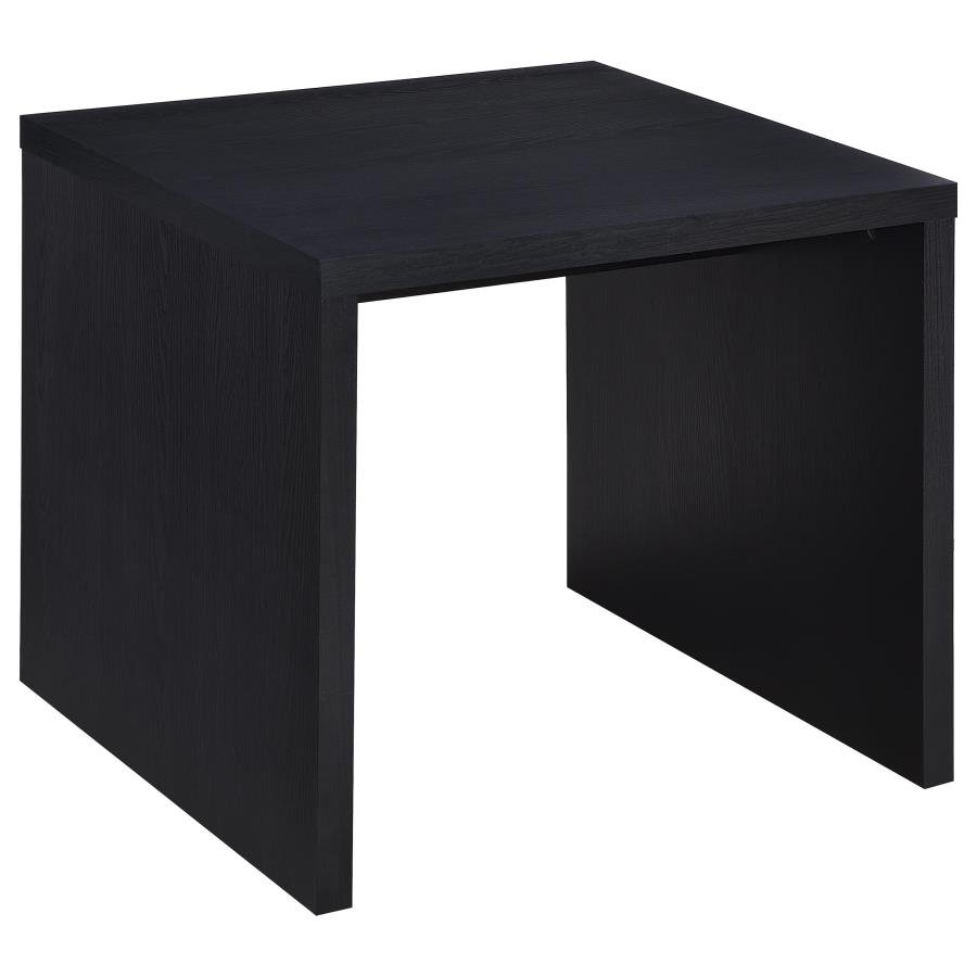 706227_02x900.jpg KNAPP ENGINEERED WOOD SQUARE SIDE END TABLE BLACK - Image 1