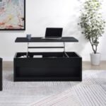 KNAPP 3-PIECE LIFT TOP COFFEE TABLE SET BLACK