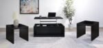 KNAPP 3-PIECE LIFT TOP COFFEE TABLE SET BLACK
