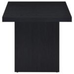 DEVAR SQUARE ENGINEERED LAMINATE END SIDE TABLE BLACK - Image 4
