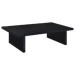MAX 2-PIECE RECTANGULAR COFFEE AND END TABLE SET BLACK - Image 8