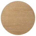 OTTOWA 2-PIECE ROUND WOOD COFFEE TABLE SET LIGHT OAK - Image 5
